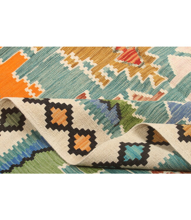 Naila kelim  Handmade 339x254 cm Traditional Kilim Area Rug Wool Carpet