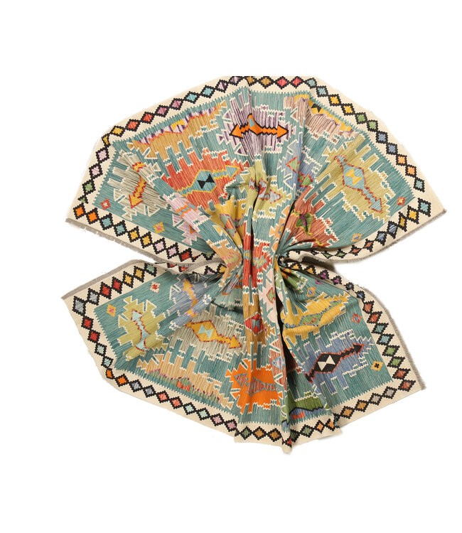 Naila kelim  Handmade 339x254 cm Traditional Kilim Area Rug Wool Carpet