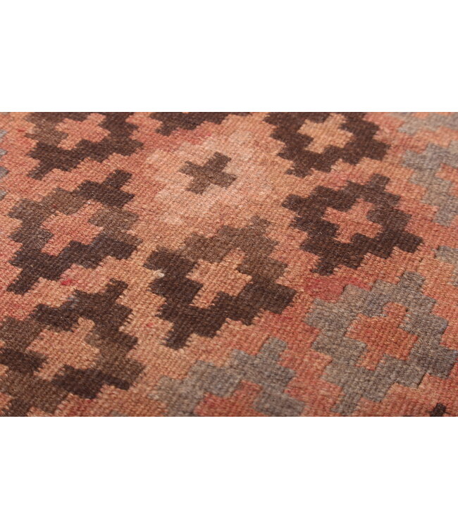 221x96cm  Vintage-Kelim-Läufer handgewebter wool Kelim Maimana