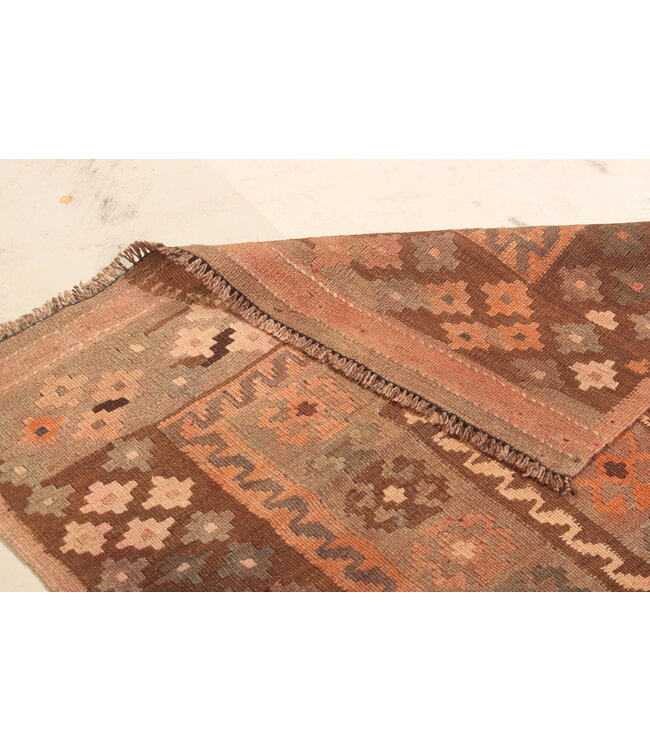 143x88cm Old style vintage kelim Runner Handwoven wool Kilim Maimana