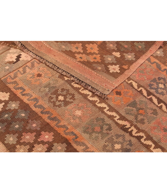 143x88cm Oude stijl vintage kelim Runner Handgeweven woll Kelim Maimana