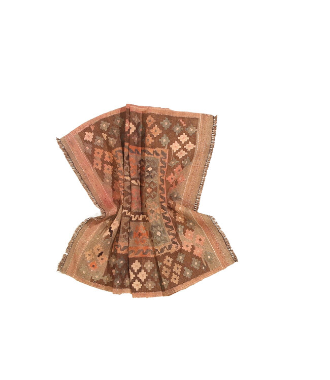 143x88cm Oude stijl vintage kelim Runner Handgeweven woll Kelim Maimana