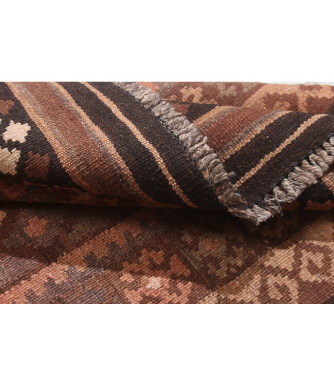 189x93cm Vintage-Kelim-Läufer handgewebter wool Kelim Maimana