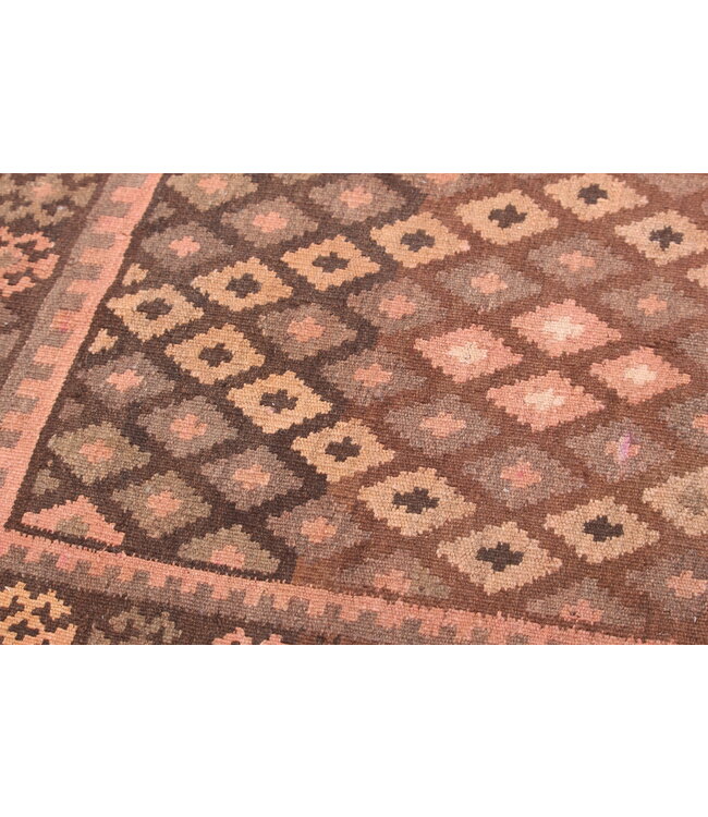 189x93cm Old style vintage kelim Runner Handwoven wool Kilim Maimana