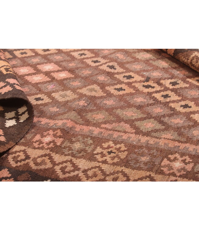 189x93cm Old style vintage kelim Runner Handwoven wool Kilim Maimana