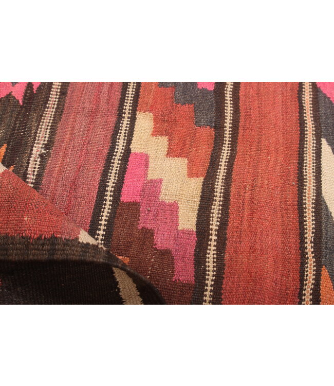 313x107cm Vintage-Kelim-Läufer handgewebter wool Kelim Maimana