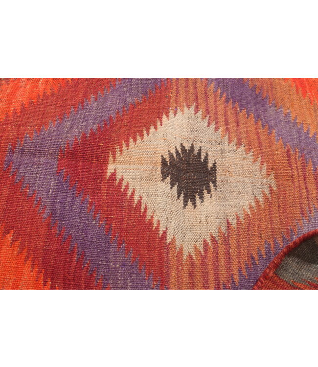 275x96cm Old style vintage kelim Runner Handwoven wool Kilim Maimana