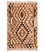 Kelimshop 116x74 cm Handwoven Natural  Wool Kelim Area Rug