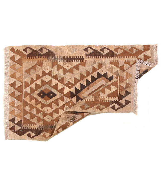 116x74 cm Handgewebter Kelim-Teppich Natürlicher Wolle