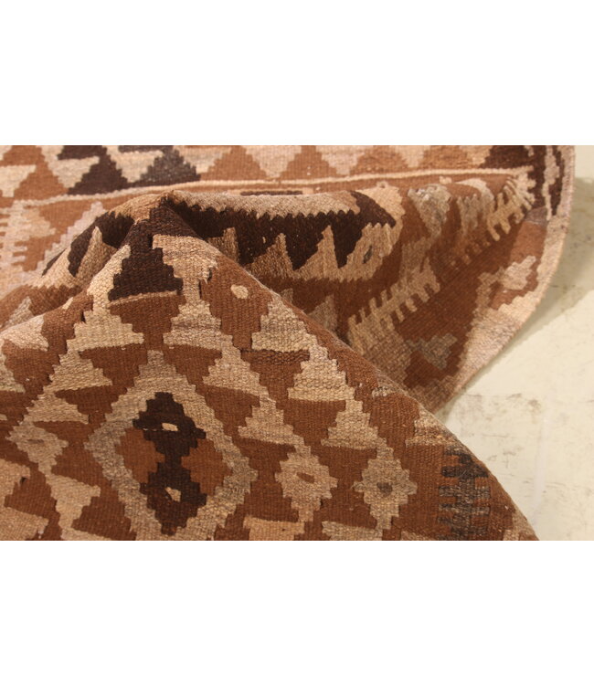 116x74 cm Handgewebter Kelim-Teppich Natürlicher Wolle