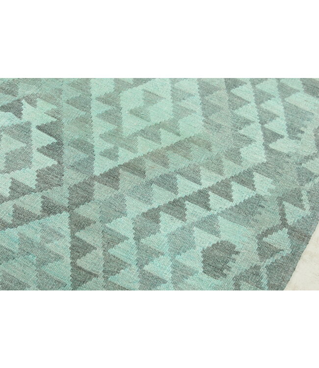 174x127 cm Handgewebter Kelim-Teppich Natürlicher Wolle