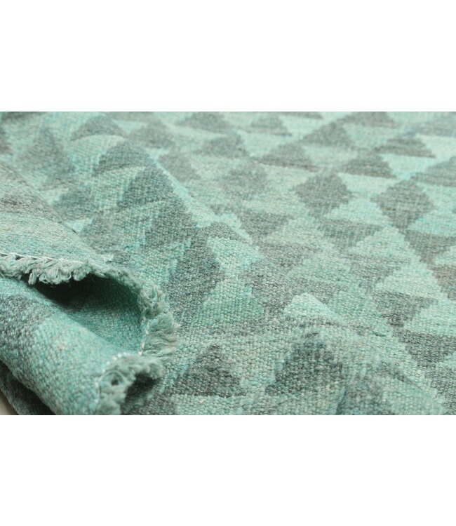 174x127 cmHandgeweven Natural Kelim Wol Tapijt