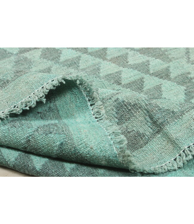 174x127 cm Handwoven Natural  Wool Kelim Area Rug