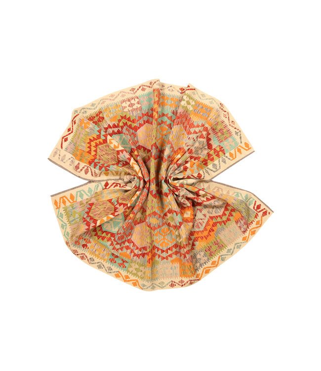 297x208 cm  Handgewebter Traditioneller Kelim Teppich Woll