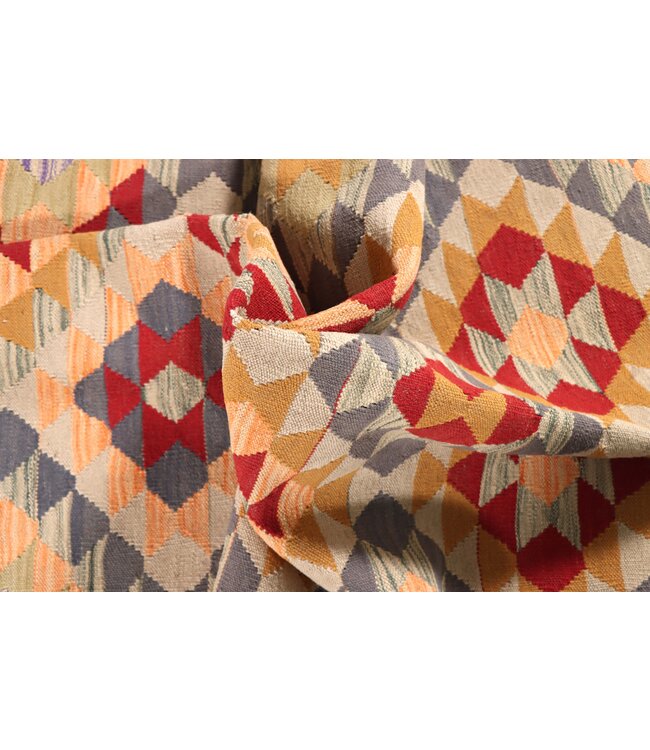 179x126 cm Handwoven Traditional Kelim Area Rug Wool Carpet