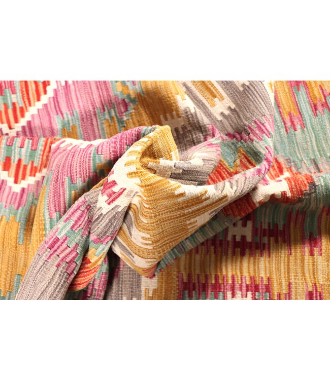 195x145 cm Handgewebter Traditioneller Kelim Teppich Woll