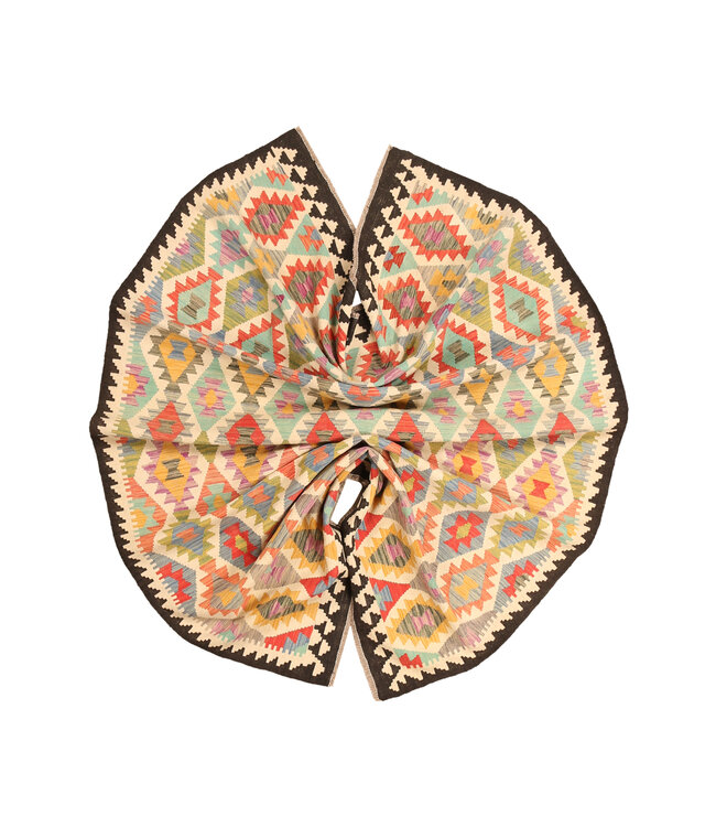 304x203 cm  Handgewebter Traditioneller Kelim Teppich Woll