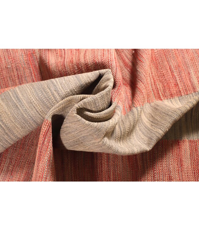 151x150 cm Handgeweven Moderne  Wollen Kelim Tapijt