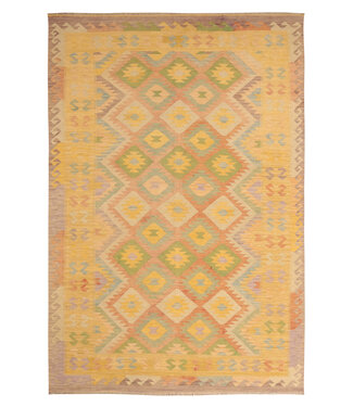 Kelimshop 296x198cm Handgeweven Traditionele Kelim Vloerkleed Wol Tapijt Kelimshop 296x198cm Handgeweven Traditionele Kelim Vloerkleed Wol Tapijt