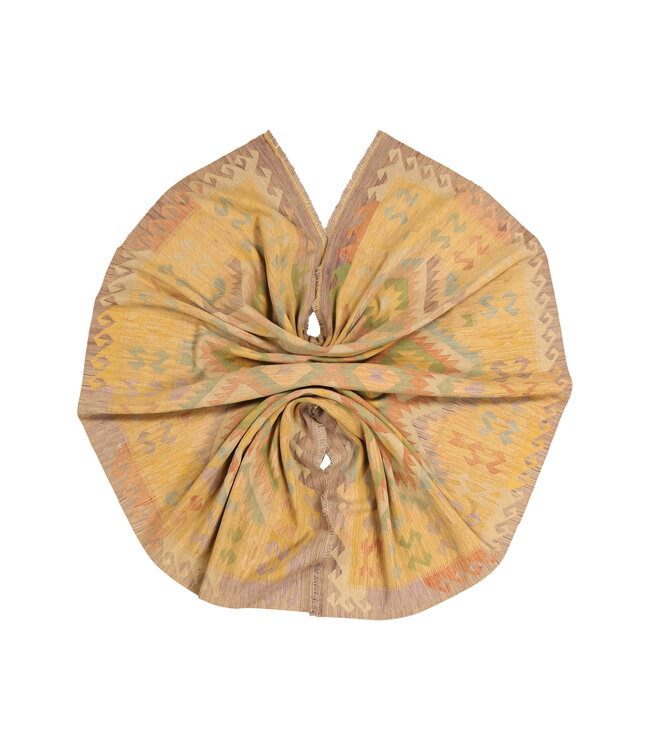 296x198cm Handgewebter Traditioneller Kelim Teppich Woll