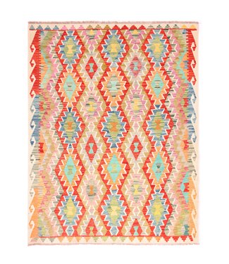 Kelimshop 202x163 cm Handgeweven Traditionele Kelim Vloerkleed Wol Tapijt Kelimshop 202x163 cm Handgeweven Traditionele Kelim Vloerkleed Wol Tapijt