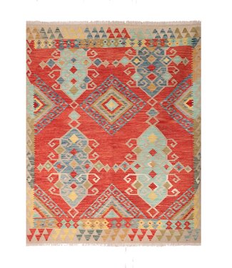 Kelimshop 198x159 cm Handgewebter Traditioneller Kelim Teppich Woll Kelimshop 198x159 cm Handgewebter Traditioneller Kelim Teppich Woll