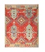 Kelimshop 198x159 cm Handwoven Traditional Kelim Area Rug Wool Carpet