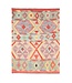 Kelimshop 197x151 cm Handgewebter Traditioneller Kelim Teppich Woll