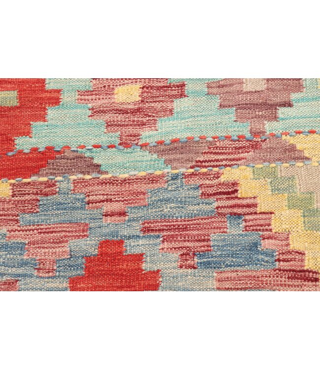 197x151 cm Handgewebter Traditioneller Kelim Teppich Woll