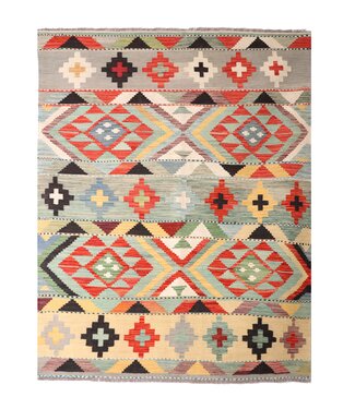 Kelimshop 209x160 cm Handgewebter Traditioneller Kelim Teppich Woll Kelimshop 209x160 cm Handgewebter Traditioneller Kelim Teppich Woll