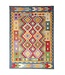 Kelimshop 200x149 cm Handwoven Traditional Kelim Area Rug Wool Carpet