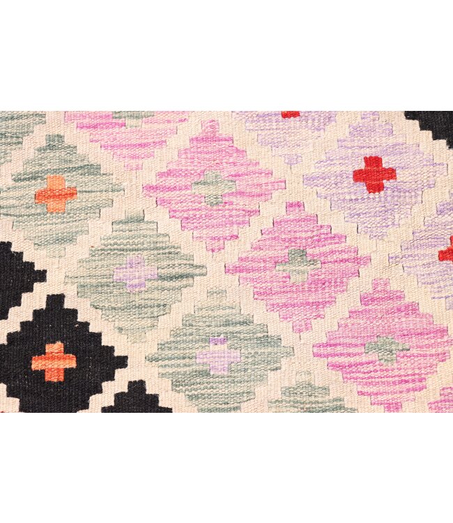 200x150 cm Handgewebter Traditioneller Kelim Teppich Woll