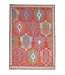 Kelimshop 214x155 cm Handgewebter Traditioneller Kelim Teppich Woll