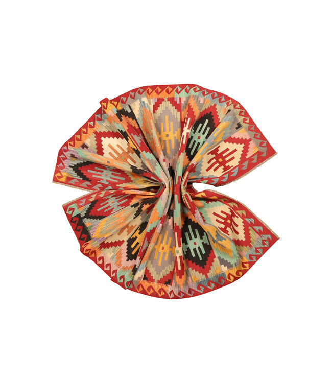 298x196cm Handwoven Traditional Kelim Area Rug Wool Carpet