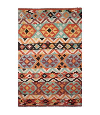 Kelimshop 302x202 cm Handgeweven Traditionele Kelim Vloerkleed Wol Tapijt Kelimshop 302x202 cm Handgeweven Traditionele Kelim Vloerkleed Wol Tapijt