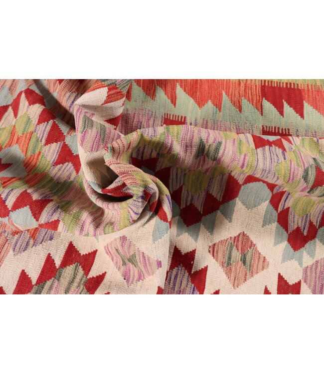 293x200  cm Handwoven Traditional Kelim Area Rug Wool Carpet