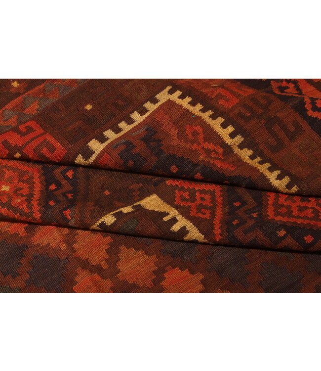 507x266cm Vintage Kelim Oude stijl 100% wollen Kelim Tapijt Maimana