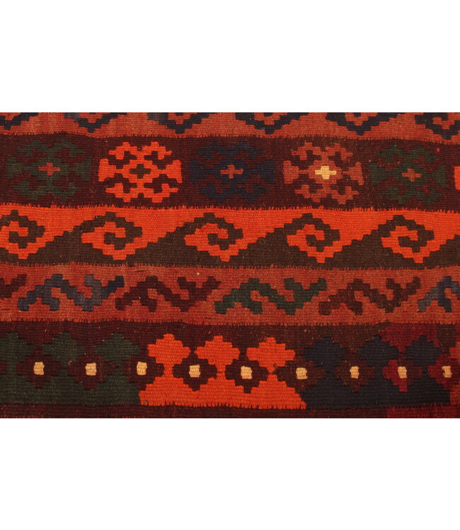 403x250cm Vintage Kelim teppich im alten Stil aus 100 % Wolle Maimana