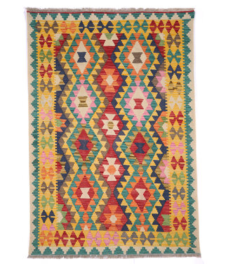 Kelimshop 179x123 cm Handgewebter Traditioneller Kelim Teppich Woll Kelimshop 179x123 cm Handgewebter Traditioneller Kelim Teppich Woll