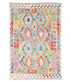 Kelimshop 184x128 cm Handwoven Traditional Kelim Area Rug Wool Carpet