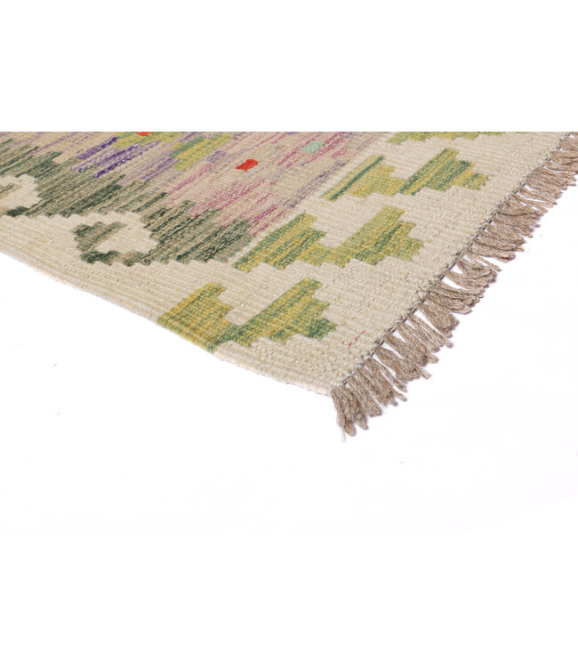 184x128 cm Handwoven Traditional Kelim Area Rug Wool Carpet