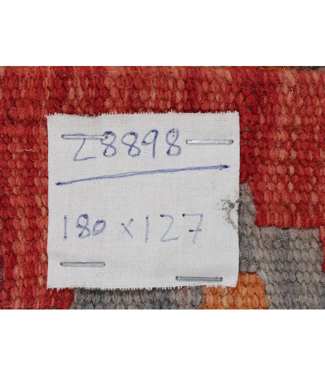 180x127 cm Handwoven Traditional Kelim Area Rug Wool Carpet