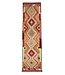 Kelimshop 290x85 cm Handgeweven Kelim Loper  Wol  Vloerkleed Tapijt