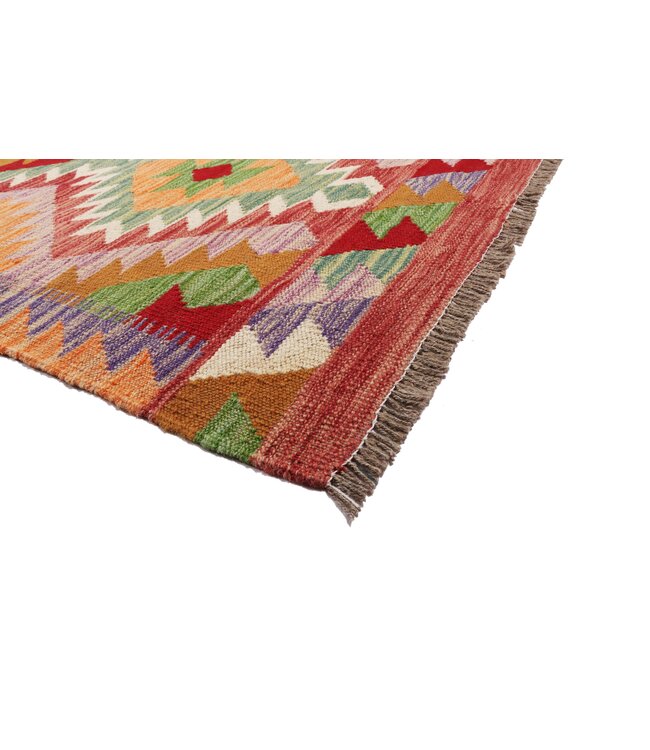 290x85 cm Handwoven Kelim Runner Wool Rug