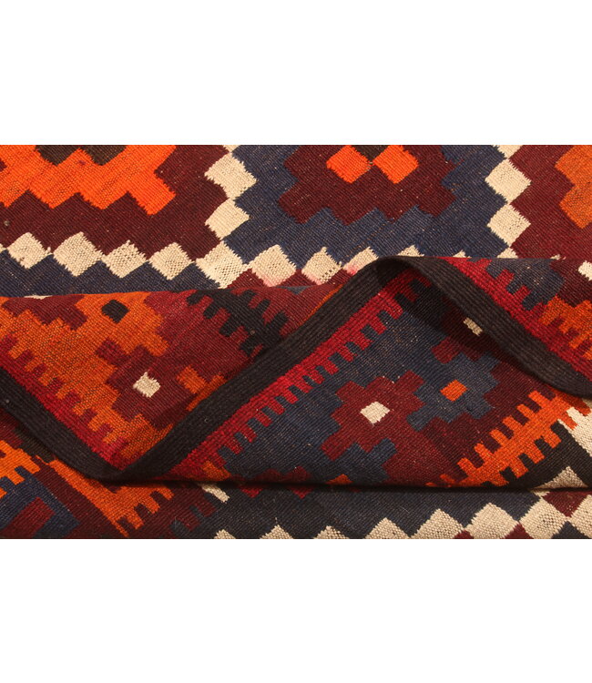 394x269cm Vintage Kelim Oude stijl 100% wollen Kelim Tapijt Maimana