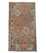 Kelimshop 197x117 cm Handgeweven Traditionele Kelim Vloerkleed Wol Tapijt