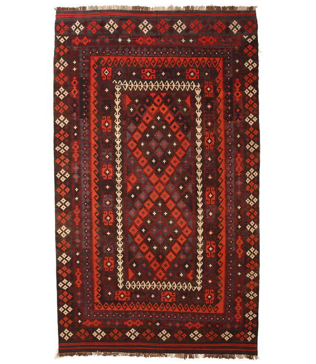 340x201cm Vintage Kelim teppich im alten Stil aus 100 % Wolle Maimana