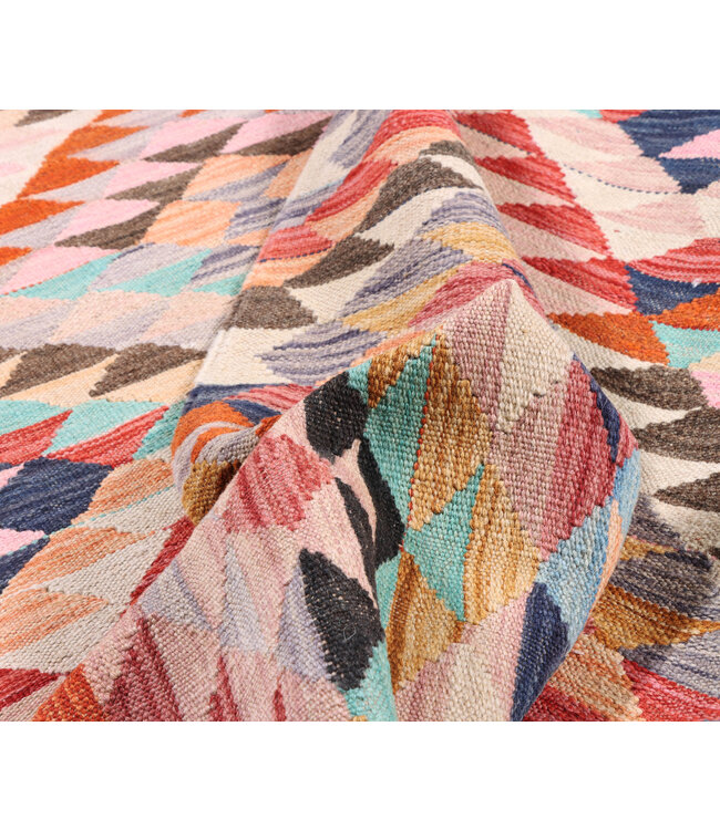 176x111 cm Handgewebter Traditioneller Kelim Teppich Woll