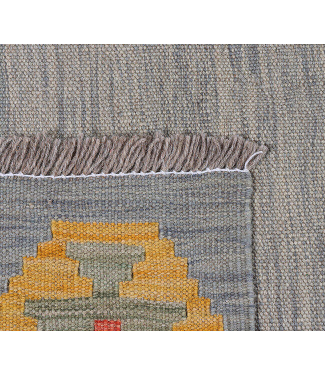 177x123 cm Handwoven Traditional Kelim Area Rug Wool Carpet