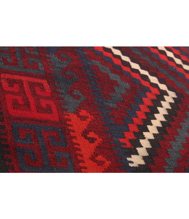 312x198cm Vintage Kelim Oude stijl 100% wollen Kelim Tapijt Maimana